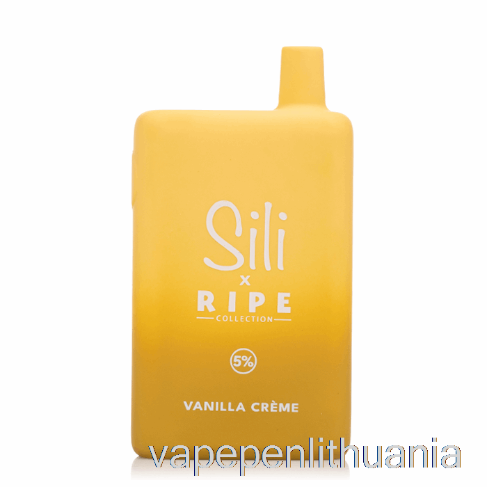 Sili Ripe 6000 Vienkartinis Vanilinio Kremo Vape Skystis
